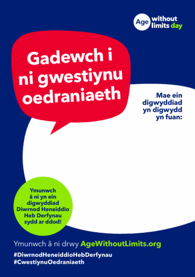 AWL Day Event Poster - Welsh