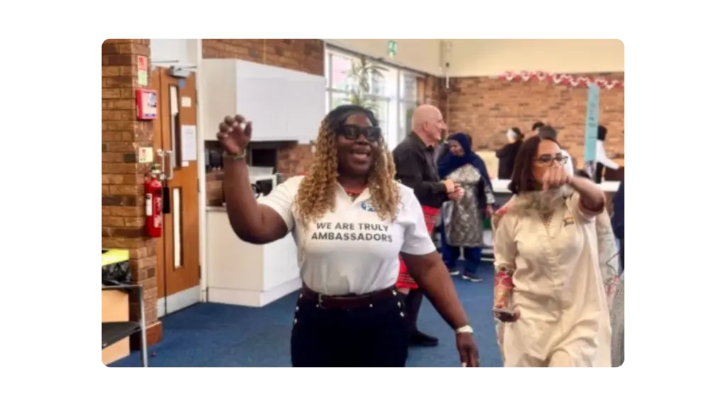 Women dancing